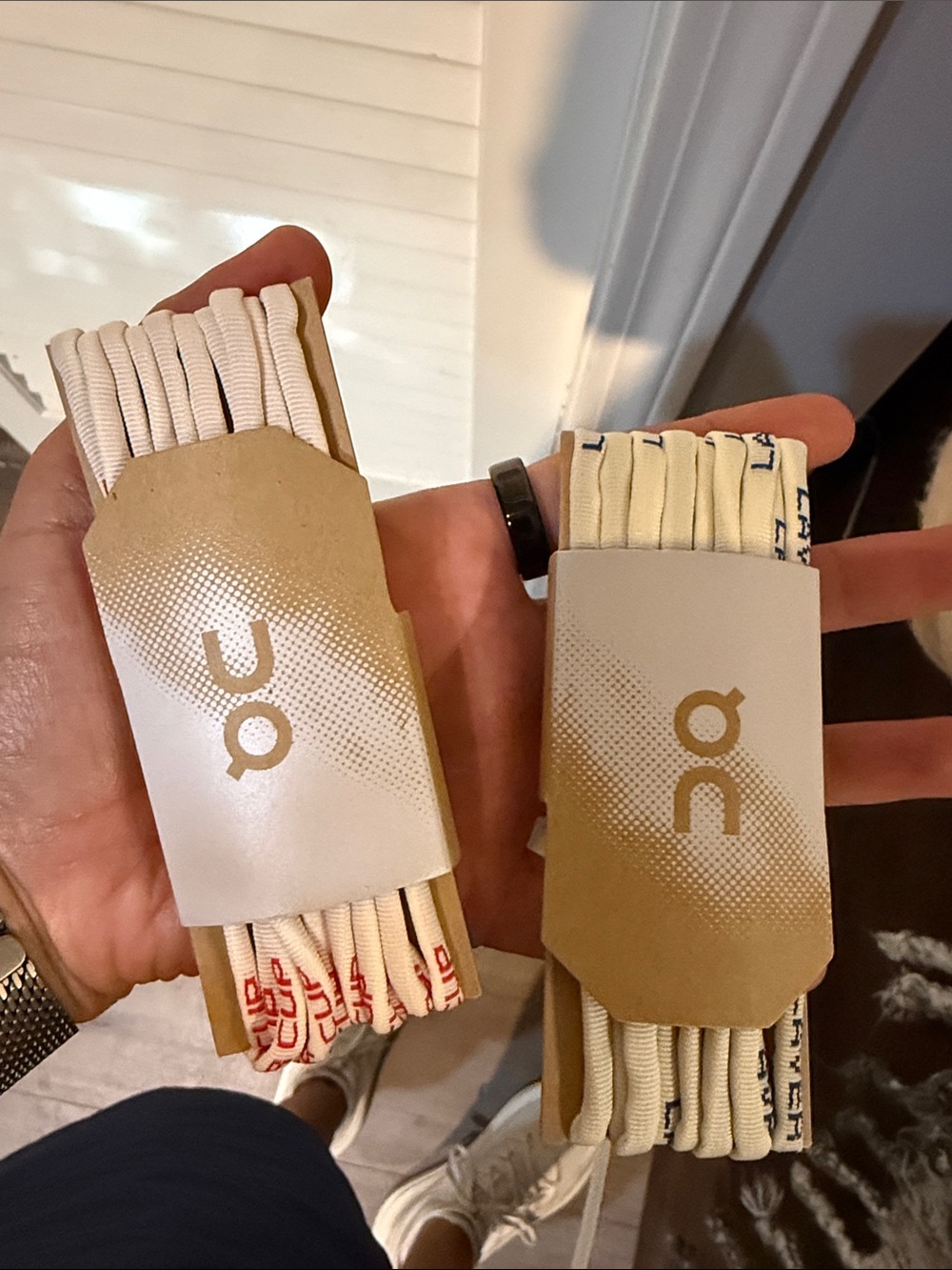 On Running  Laver Cup Replacement Laces in Cream